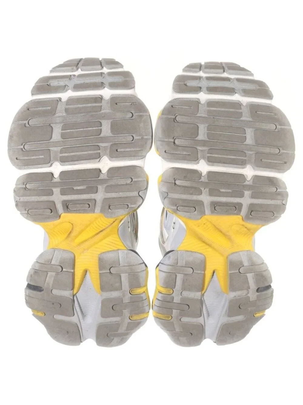 Balenciaga Cargo Sneaker Low Cut Sneakers Gray Yellow